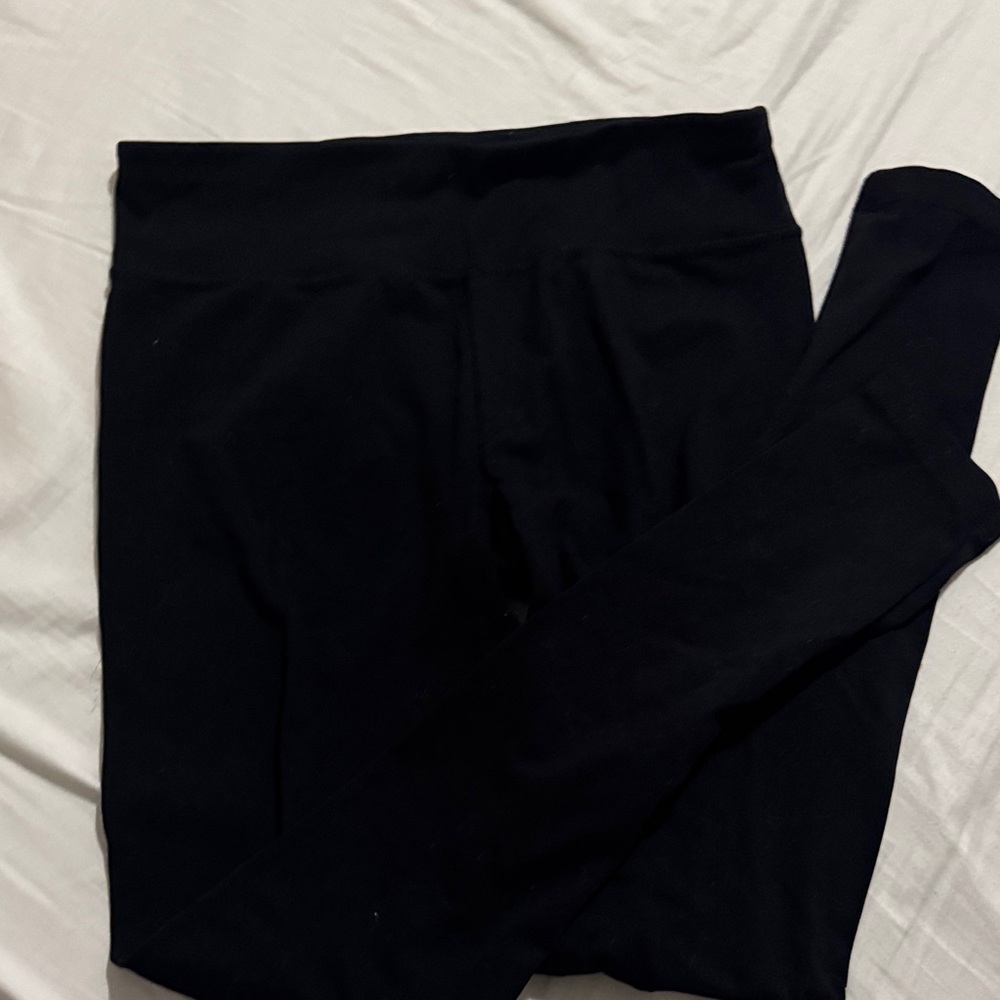 Danskin Solid Black High-Waist Leggings